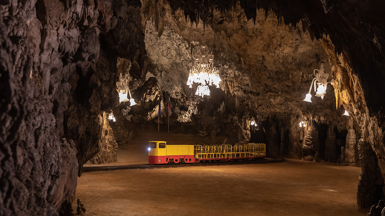04 Legendary Cave train to Postojna Cave Slovenia. Photo Matjaz Ocko