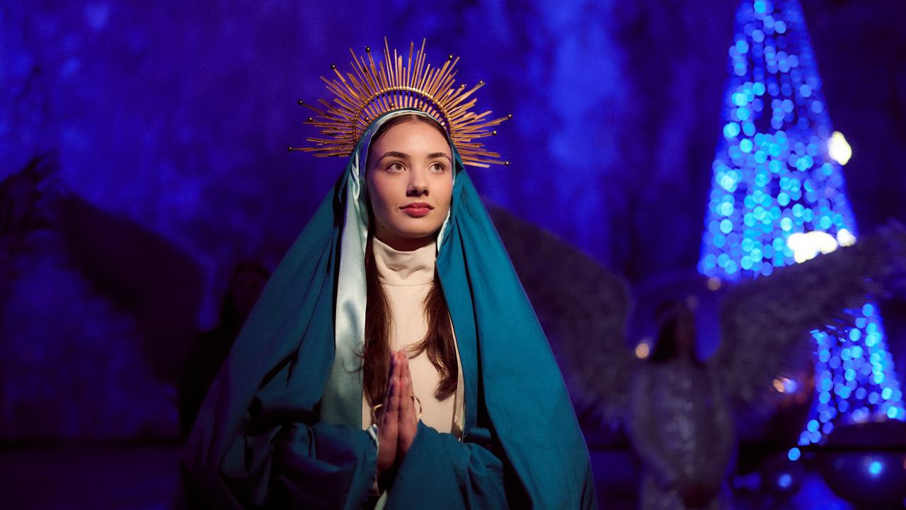 Mary. Living nativity in Postojna Cave 2025. Photo Iztok Medja