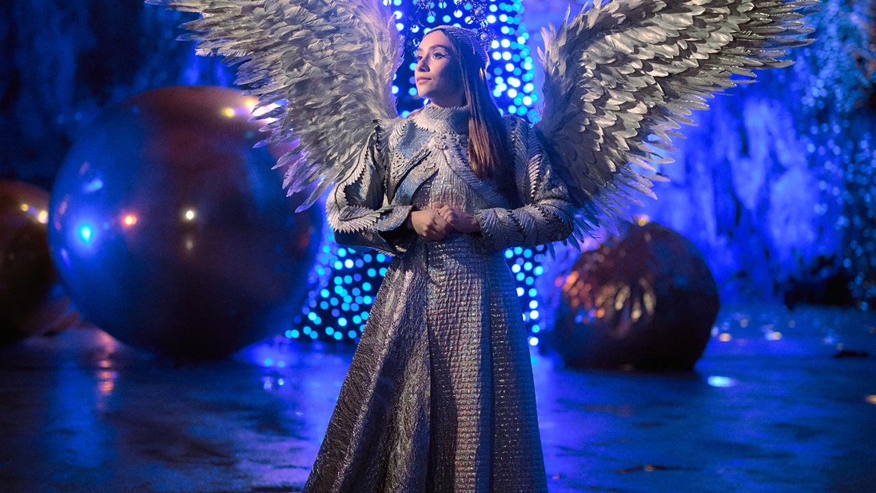 Angel Leonarda Kavedzic. Living nativity in Postojna Cave 2025. Photo Iztok Medja